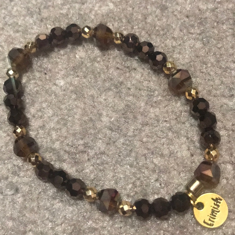 3/$20 🌟 Brown and gold beaded Erimish bracelet